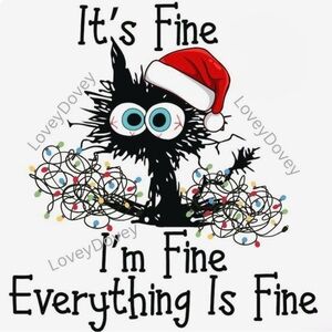 Thakoon Festive Black Cat Tee